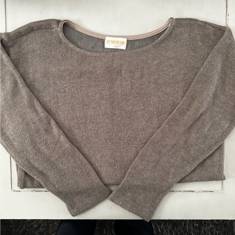 Let Them Eat Cake Oversized Sweater